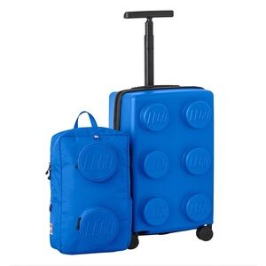 Lego Expandable Carry-on & Backpack Luggage Set- Blue